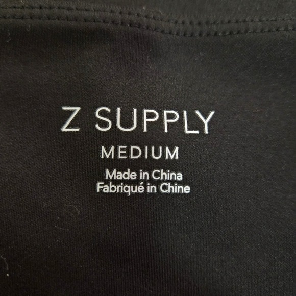 Z Supply Black V-Neck Tank Top Sleeveless Medium - Picture 3 of 5